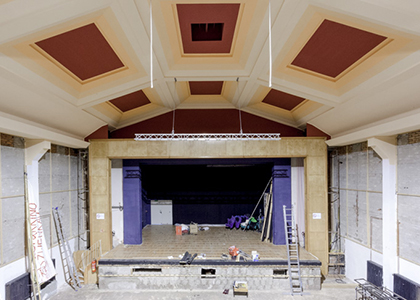 Saal Kultrurkino Zwenkau vor dem Umbau